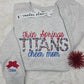 Twin Springs Titans Floral Crewneck
