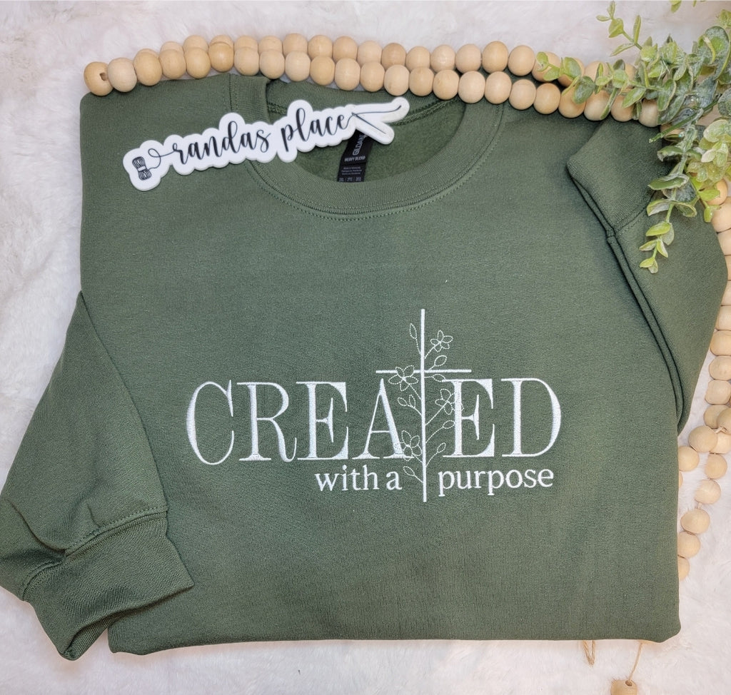 Created with Purpose Crewneck