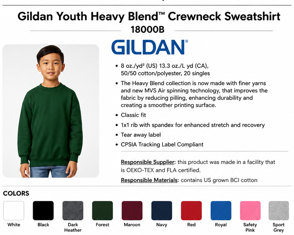 Split Crewneck Sweatshirt BLANK