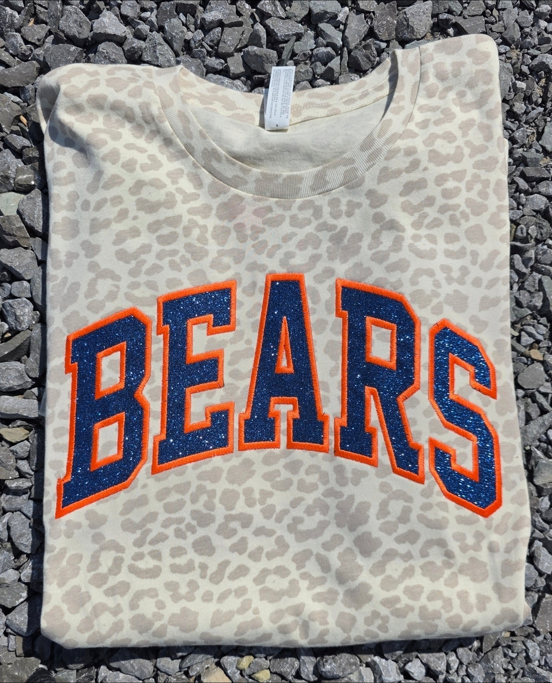 Union Bears Sparkle Leopard Tee