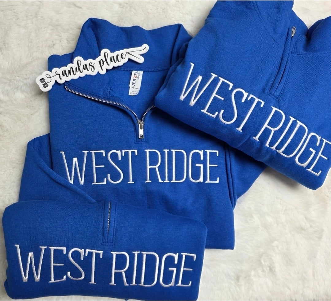 West Ridge Wolves Quarter Zip