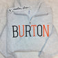 John I Burton Raiders Quarter Zip