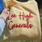 Lee High Generals Puff Comfort Colors Crewneck