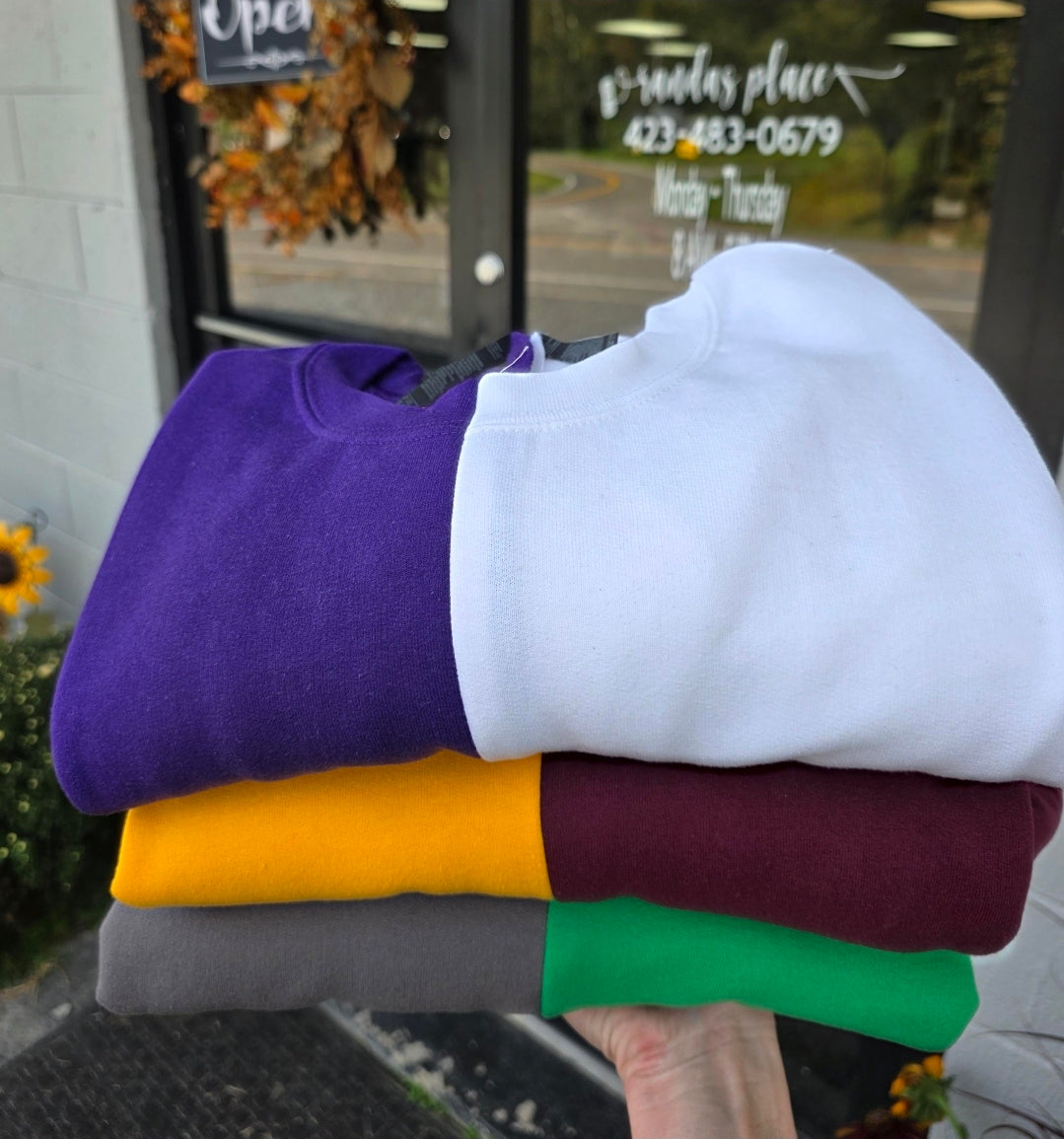 Split Crewneck Sweatshirt BLANK