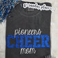 Thomas Walker Pioneers Cheer Mom Sparkle Crewneck/Tee