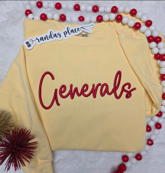 Generals Puff Comfort Colors Crewneck