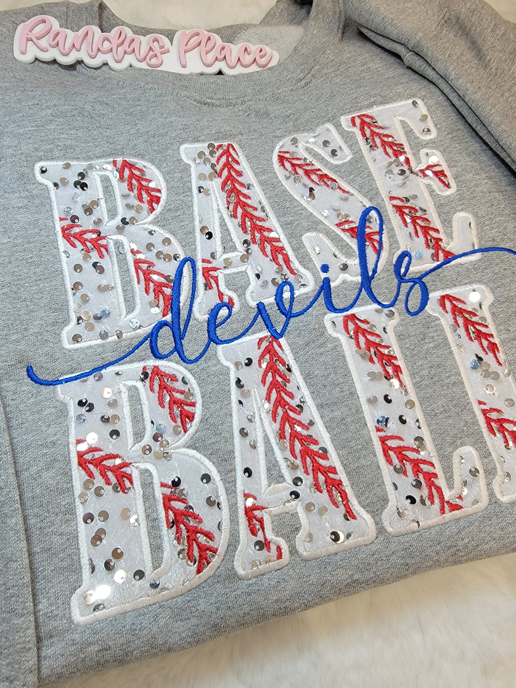 Devils Baseball Sequence Crewneck