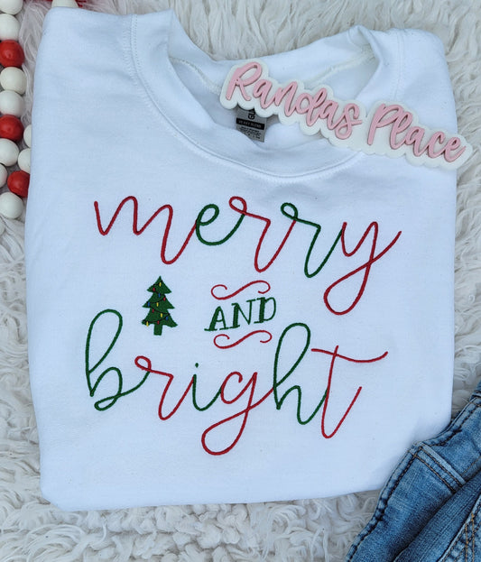 Merry and Bright Christmas Crewneck