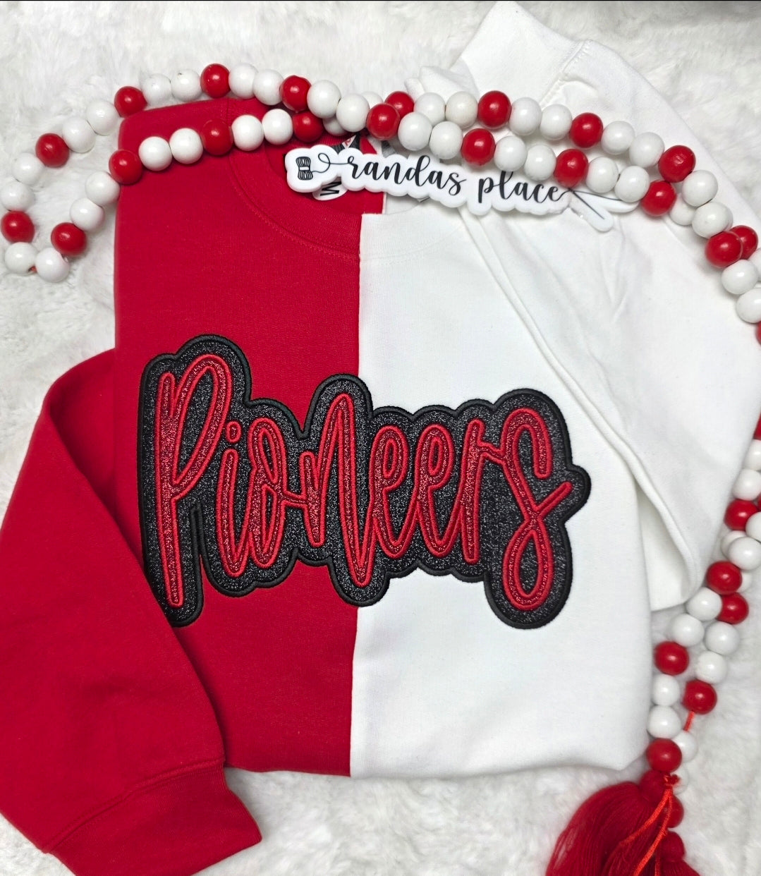 Pioneers Split Sparkle Crewneck