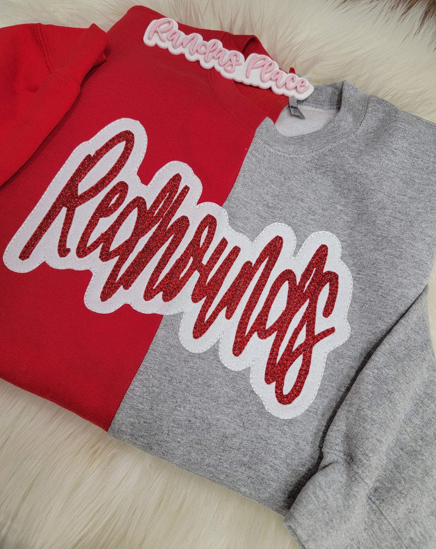 Redhounds Split Sparkle Crewneck