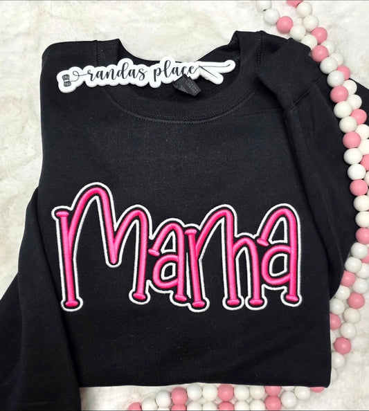 Mama Puff Embroidered Sweatshirt/Tee