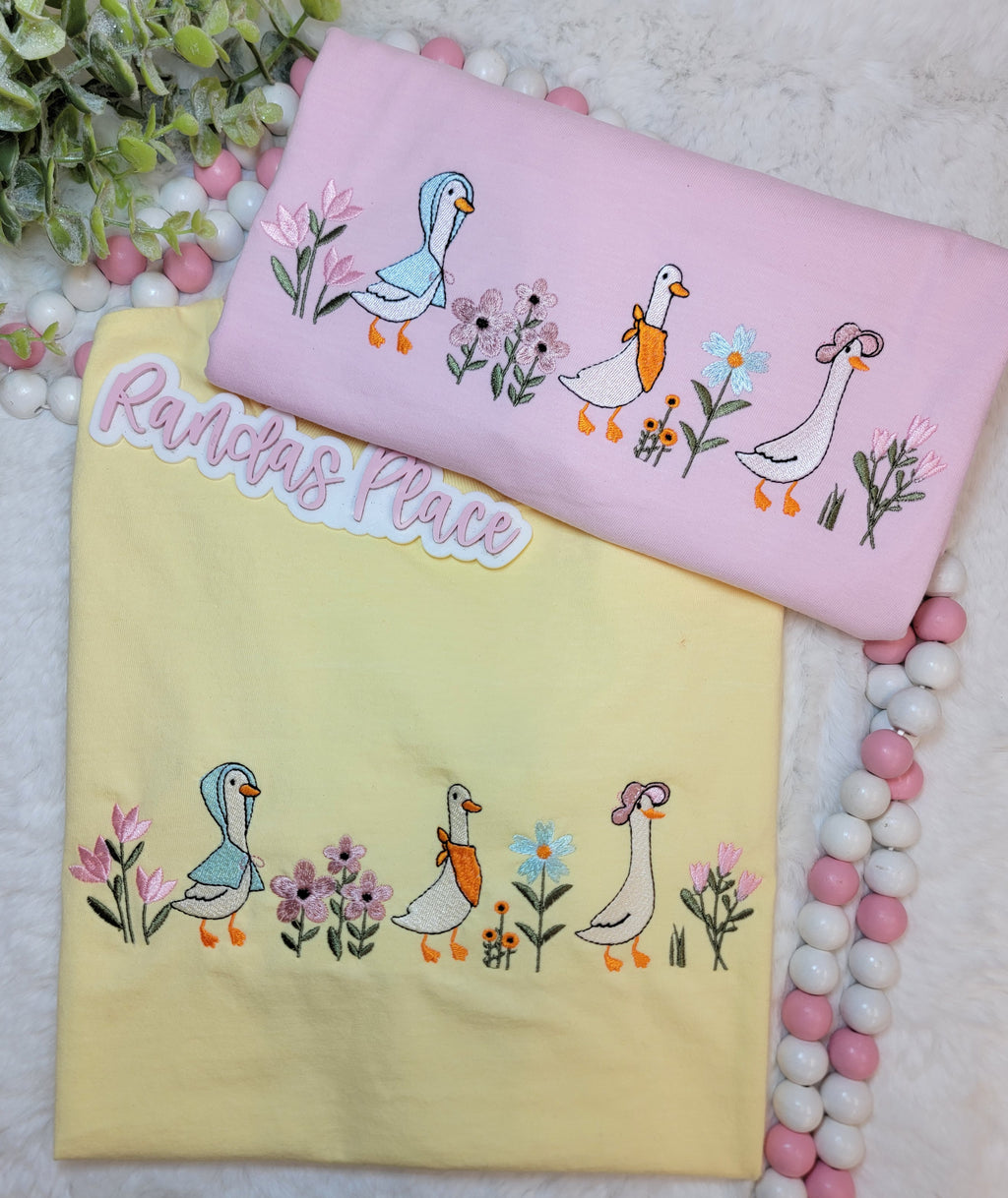 Floral Goose Tee