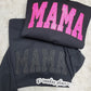 Black Sparkle MAMA crewneck
