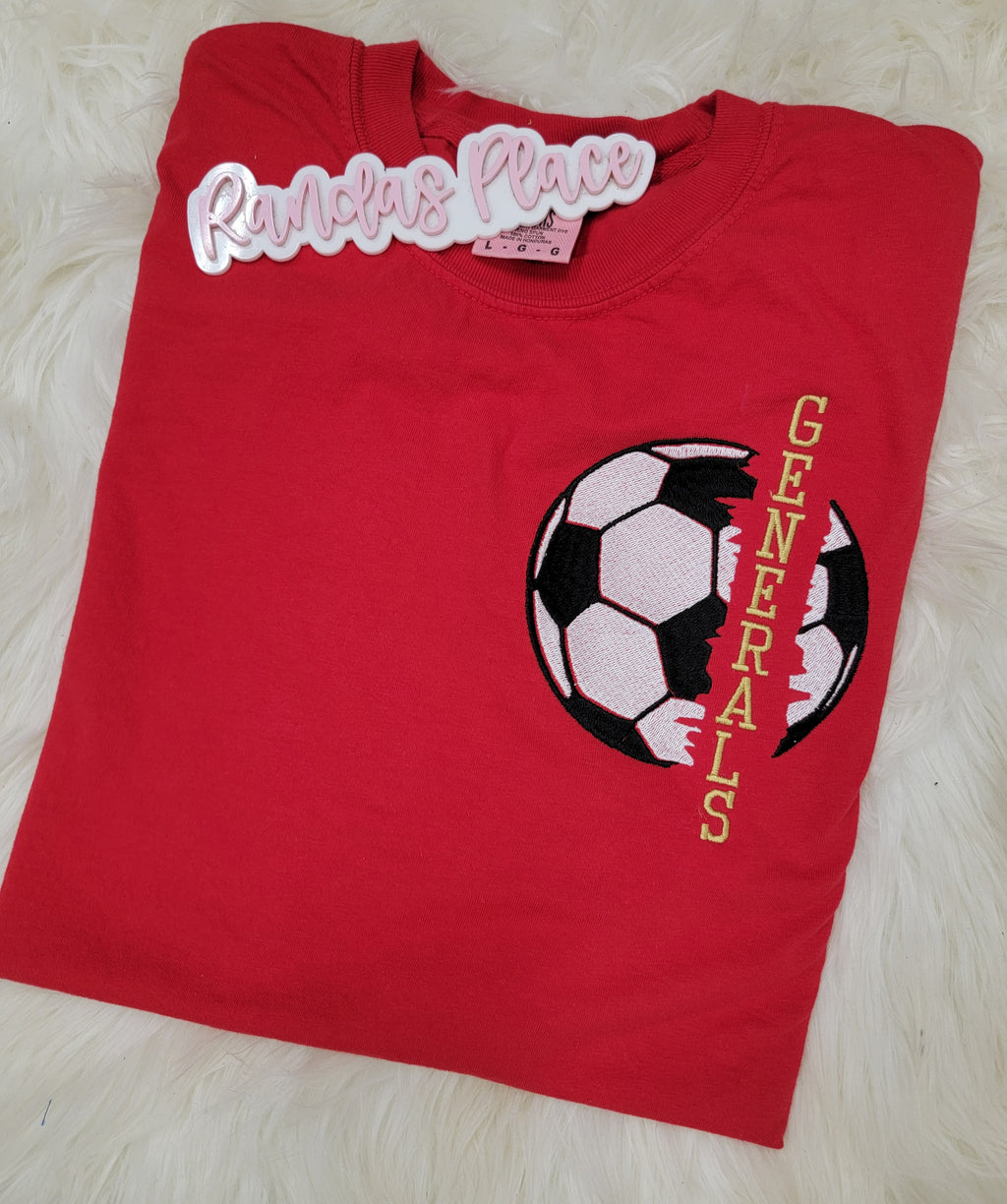 Generals Soccer Comfort Color Tee