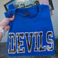 Devils Varsity Camo Applique Crewnecky