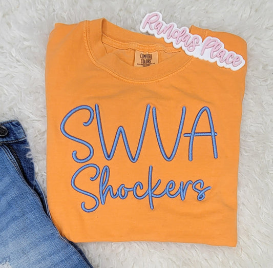 SWVA Shockers Puff Comfort Color Tee