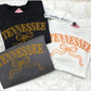 Tennessee Bow Embroidered Crewneck Sweatshirt