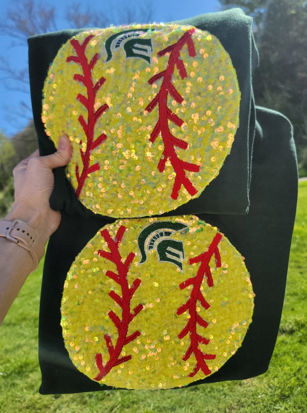 Eastside Spartans Sequence Softball Crewneck