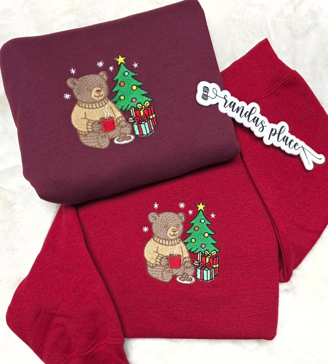 Cozy Christmas Bear Crewneck