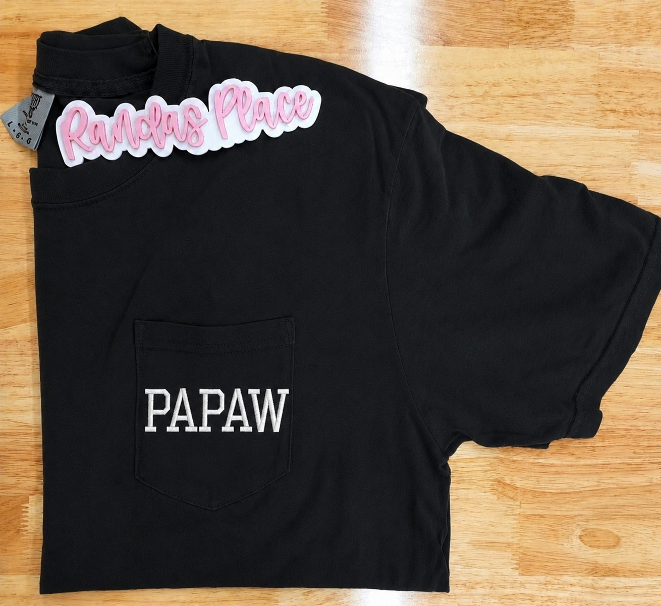 Custom Embroidered Dad Pocket Comfort Colors Tee