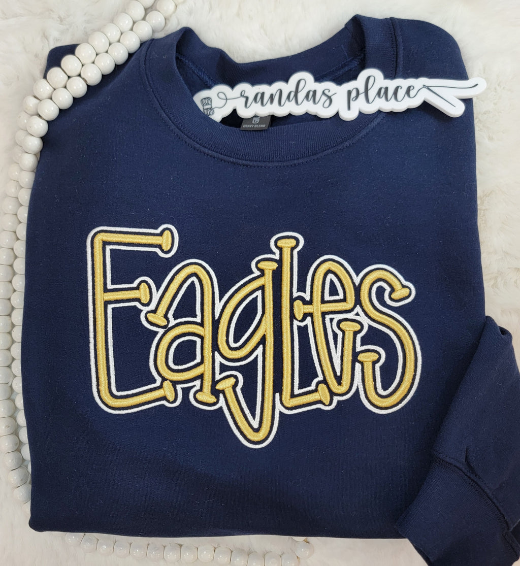 Eagles Puff Crewneck