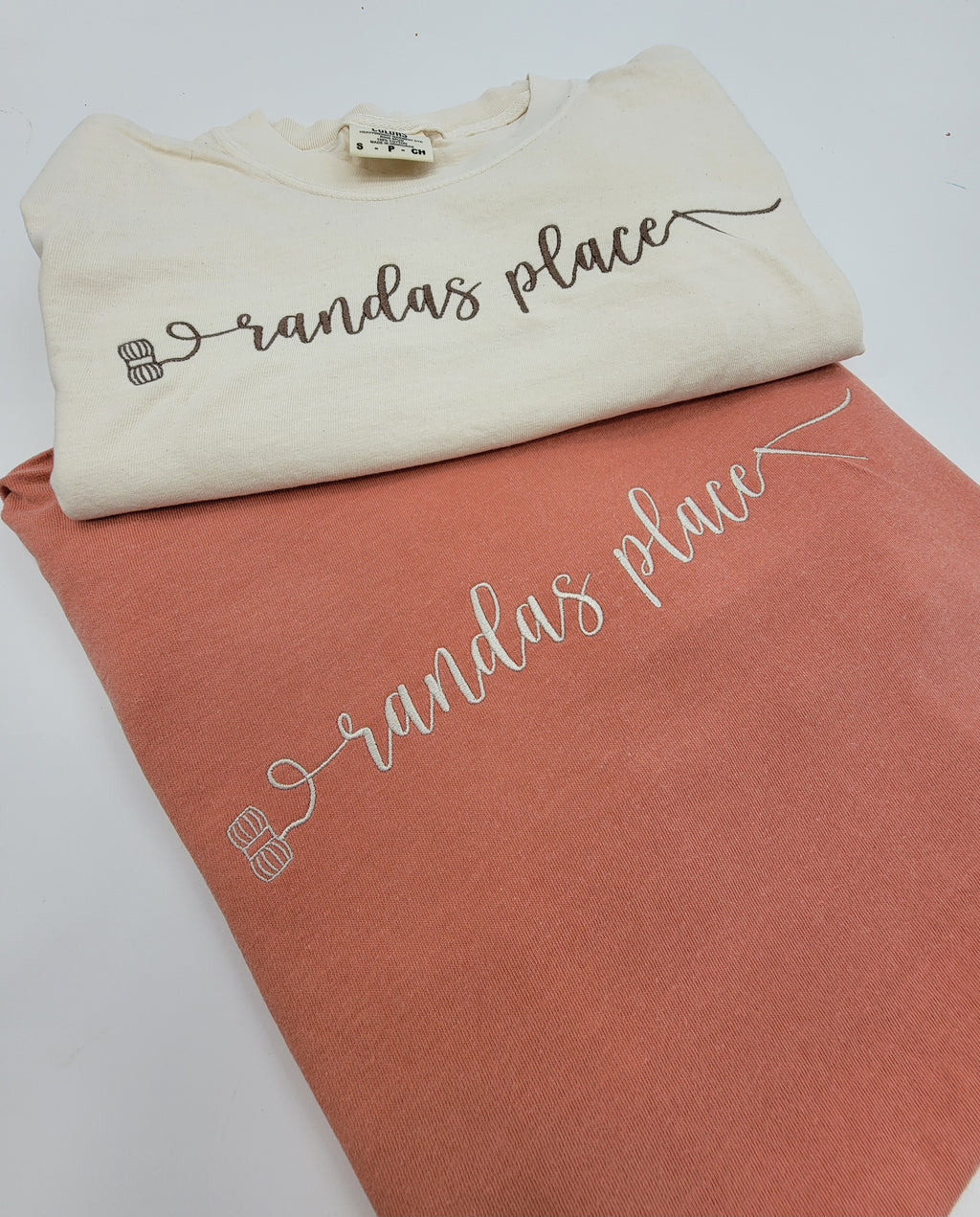 Randas Place Embroidered Comfort Color Tee