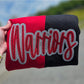 Central Warriors Split Sparkle Red & Black Crewneck