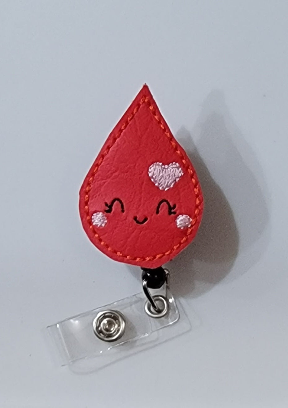 Blood Drop Badge Reel