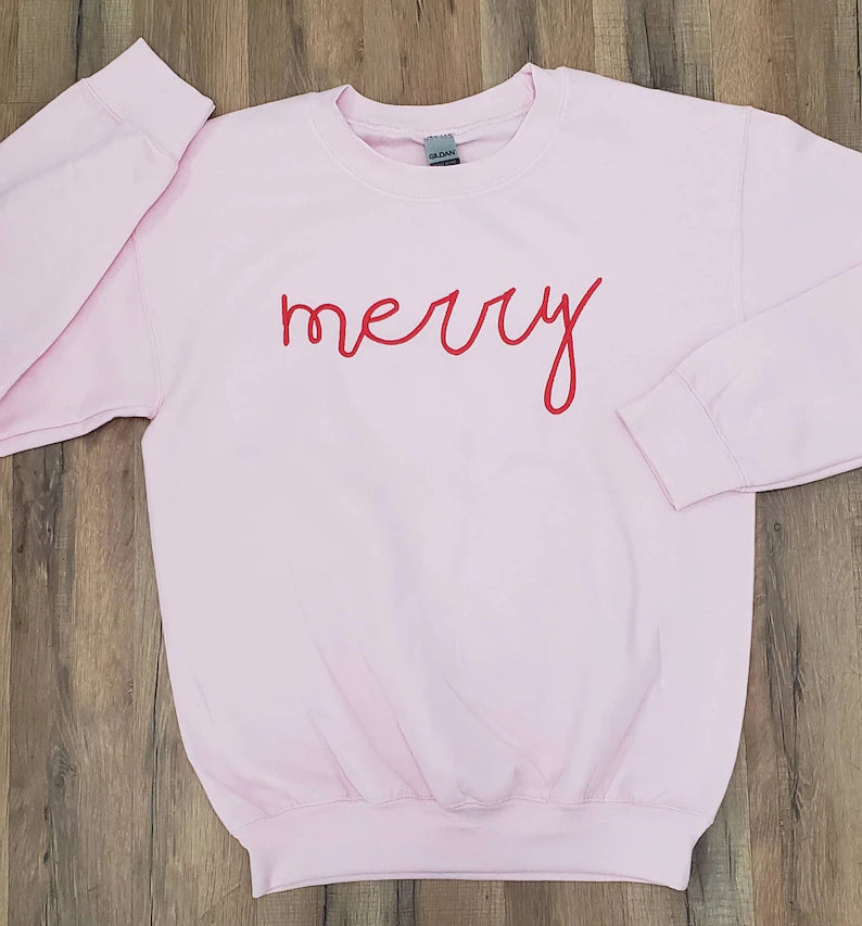 Pink Merry Crewneck